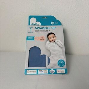 Love To Dream Swaddle Up Stage 1 Newborn NB 5-8.5lbs Blue 1.0 TOG Stretch Cotton